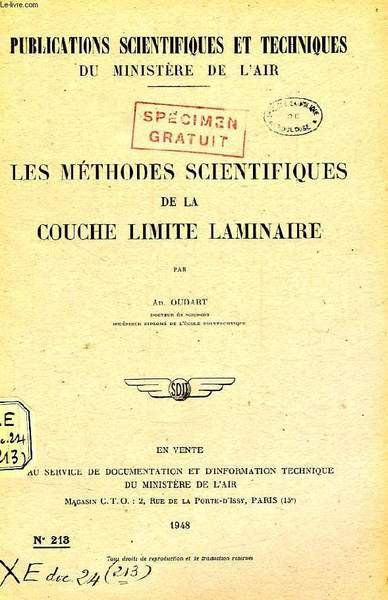 PUBLICATIONS SCIENTIFIQUES ET TECHNIQUES DU MINISTERE DE L'AIR 213, LES …