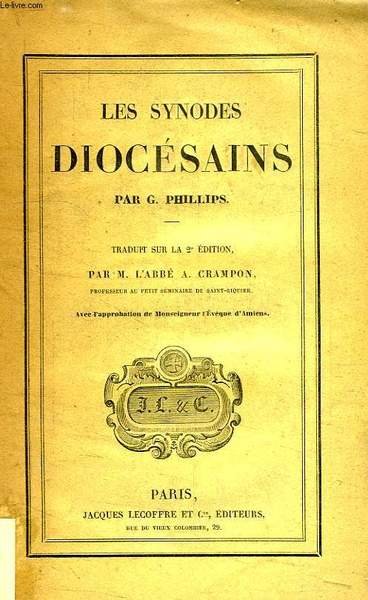 LES SYNODES DIOCESAINS