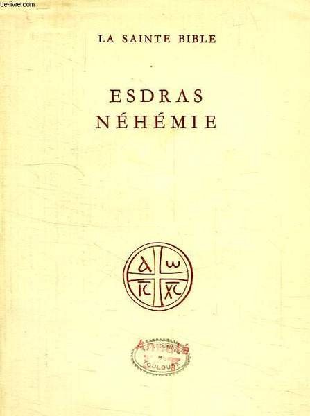 LE LIVRE DE ESDRAS ET NEHEMIE