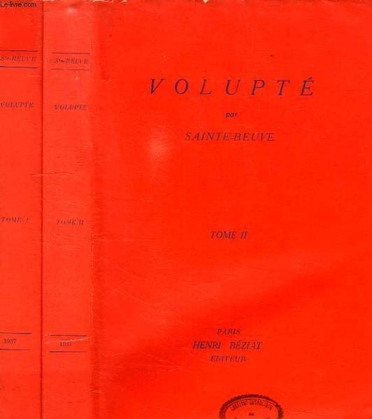VOLUPTE, 2 TOMES