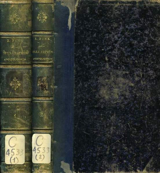 OPERA PATRUM APOSTOLICORUM, 2 VOLUMES