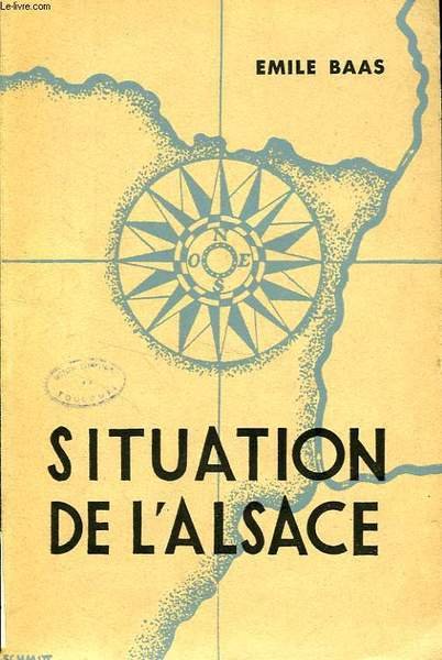 SITUATION DE L'ALSACE