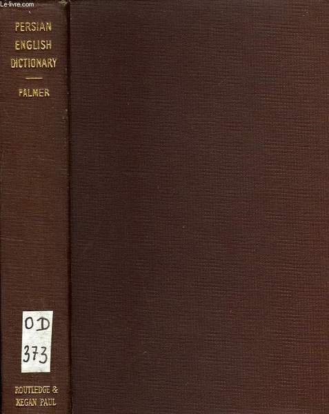 A CONCISE DICTIONARY OF THE PERSIAN LANGUAGE | Immagine principale