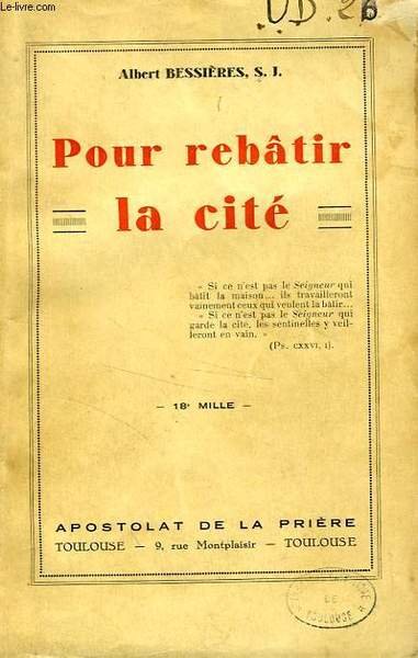 POUR REBATIR LA CITE