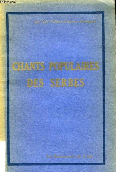 CHANTS POPULAIRES DES SERBES
