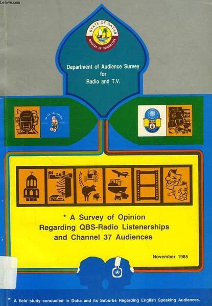 A SURVEY OF OPINION REGARDING QBS-RADIO LISTENERSHIPS AND CHANNEL 37 AUDIENCES, NOV. 1985