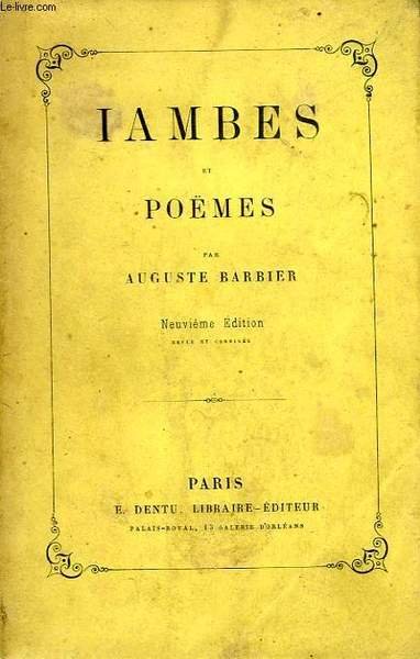 IAMBES ET POEMES | Immagine principale