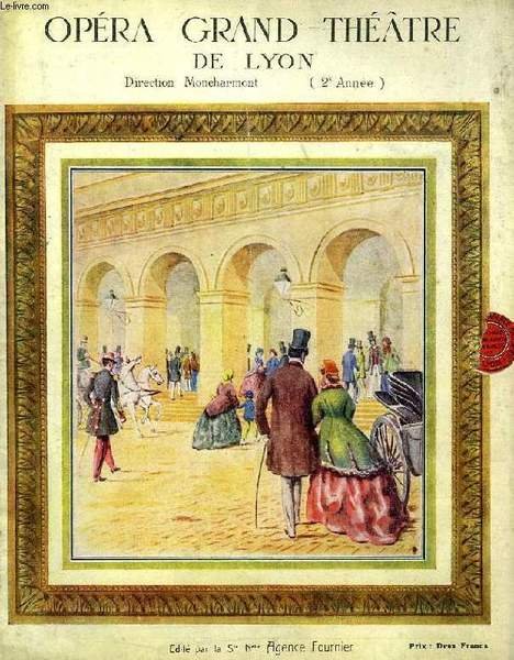 OPERA DU GRAND THEATRE DE LYON, 2e ANNEE (PROGRAMME) | Immagine principale
