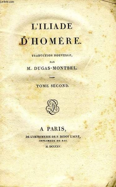 L'ILIADE, TOME II | Immagine principale