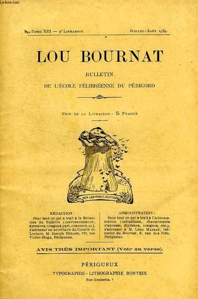 LOU BOURNAT DOU PERIGORD, BULLETIN DE L'ECOLE FELIBREENNE DU PERIGORD, … | Immagine principale