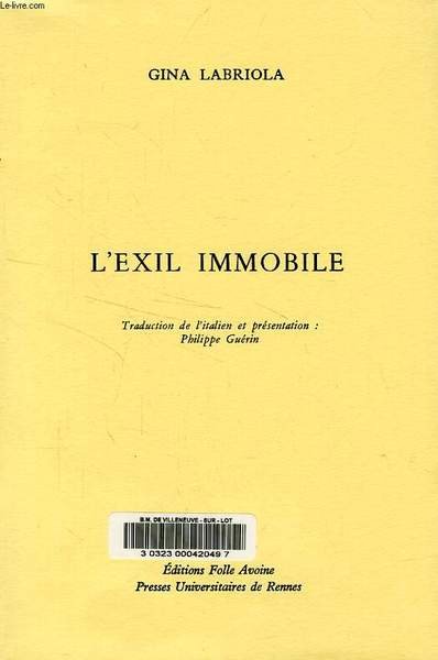 L'EXIL IMMOBILE