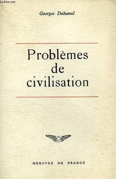 PROBLEMES DE CIVILISATION | Immagine principale