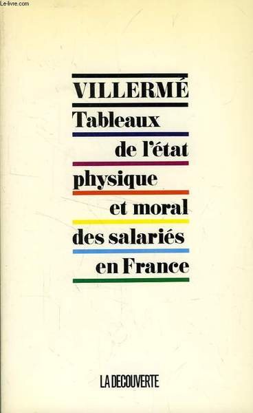 TABLEAUX DE L'ETAT PHYSIQUE ET MORAL DES SALARIES EN FRANCE | Immagine principale