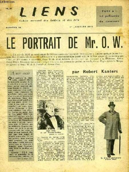 LIENS, N° 56, JAN. 1952, CAHIER MENSUEL DES LETTRES ET … | Immagine principale