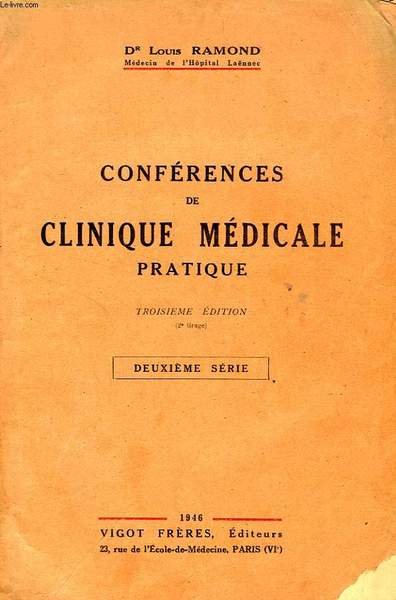 CONFERENCES DE CLINIQUE MEDICALE PRATIQUE, 2e SERIE | Immagine principale