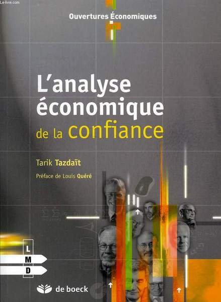 L'ANALYSE ECONOMIQUE DE LA CONFIANCE | Immagine principale