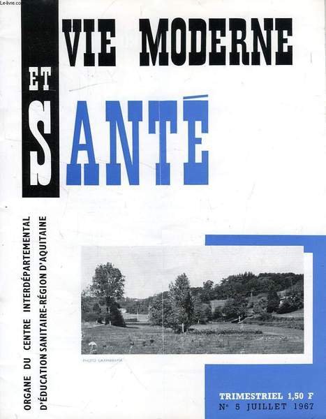 VIE MODERNE ET SANTE, N° 5, JUILLET 1967 | Immagine principale