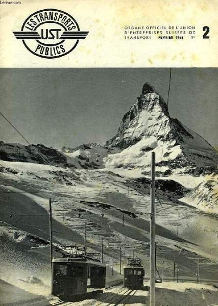 LES TRANSPORTS PUBLICS UST, N° 2, FEV. 1965, ORGANE OFFICIEL … | Immagine principale