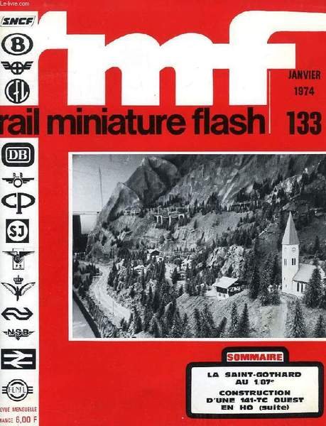 RMF, RAIL MINIATURE FLASH, N° 133, JAN. 1974 | Immagine principale