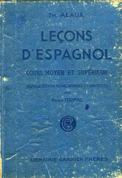 LECONS D'ESPAGNOL, COURS MOYEN ET SUPERIEUR | Immagine principale