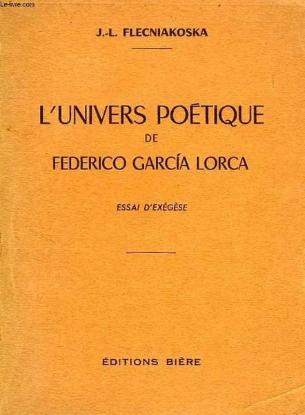 L'UNIVERS POETIQUE DE FEDERICO GARCIA LORCA | Immagine principale