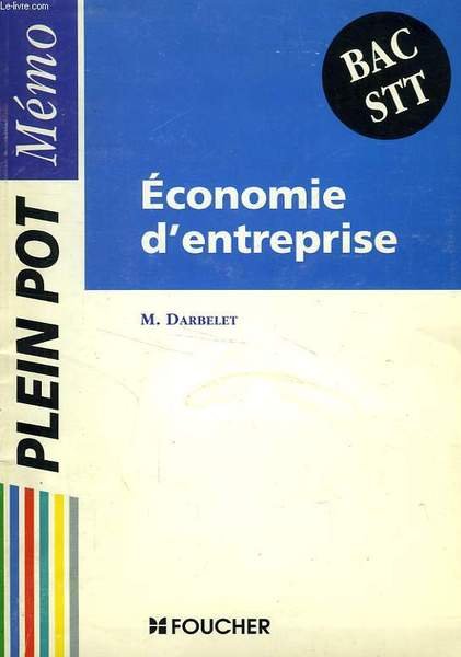 ECONOMIE D'ENTREPRISE, BAC, STT | Immagine principale