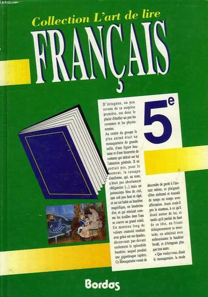 L'ART DE LIRE, FRANCAIS 5e | Immagine principale