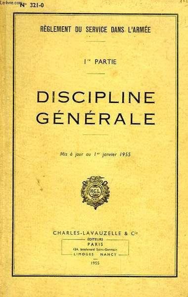 DISCIPLINE GENERALE