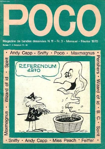 POCO, MAGAZINE DE BANDES DESSINEES, N° 11, FEV. 1970