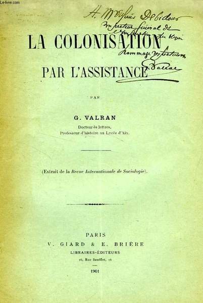LA COLONISATION PAR L'ASSISTANCE
