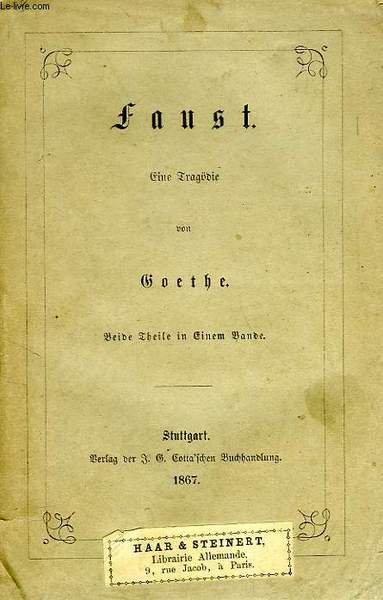 FAUST, EINE TRAGÖDIE