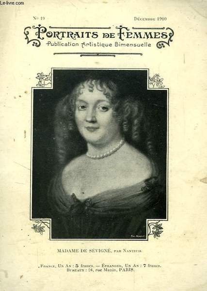 PORTRAITS DE FEMMES, N° 19, DEC. 1910