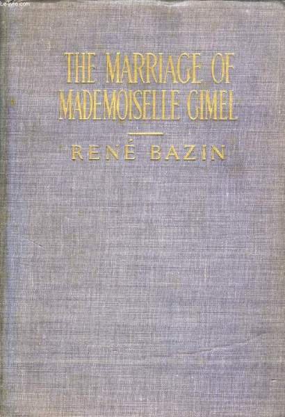 THE MARRIAGE OF MADEMOISELLE GIMEL, AND OTHER STORIES | Immagine principale