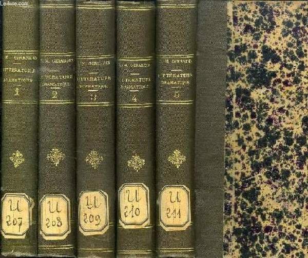 COURS DE LITTERATURE DRAMATIQUE, OU DE L'USAGE DES PASSIONS DANS …