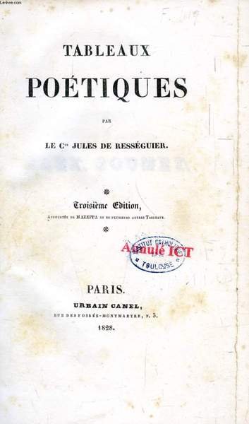 TABLEAUX POETIQUES