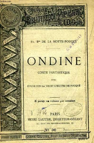 ONDINE, CONTE FANTASTIQUE