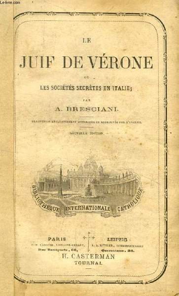 LE JUIF DE VERONE, OU LES SOCIETES SECRETES EN ITALIE, … | Immagine principale