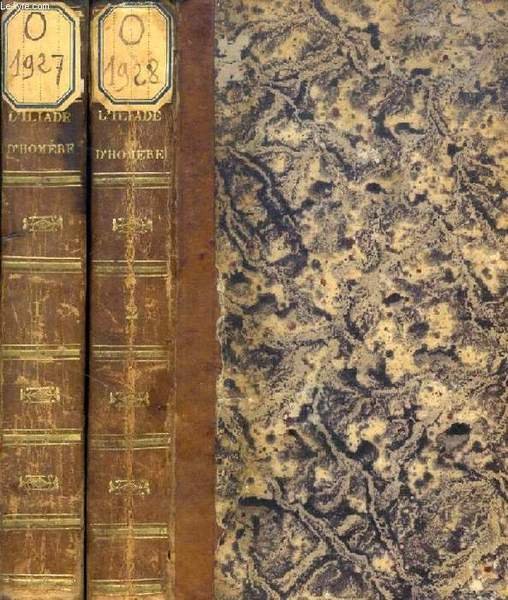 OEUVRES D'HOMERE, ILIADE, 2 TOMES