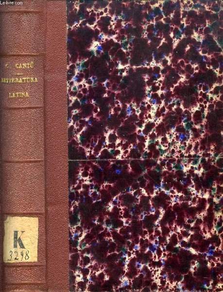 STORIA DELLA LETTERATURA LATINA