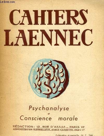 CAHIERS LAENNEC, 8e ANNEE, N° 2, MAI 1948, PSYCHANALYSE ET …