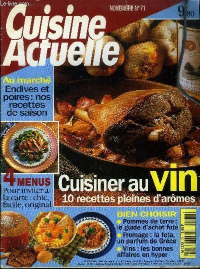 Cuisine actuelle n� 71 - Novembre 1996 : L'endive, douce … | Immagine principale