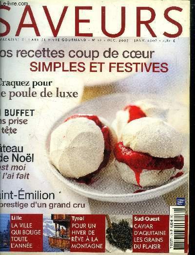 Saveurs n� 158 - D�cembre 2007 : Des g�teaux de … | Immagine principale