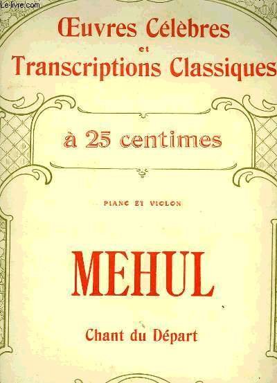 CHANT DU DEPART