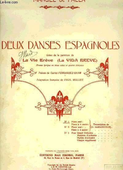 DEUX DANSES ESPAGNOLES