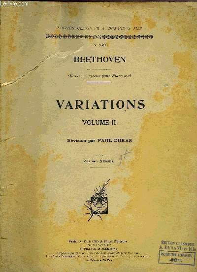 VARIATIONS