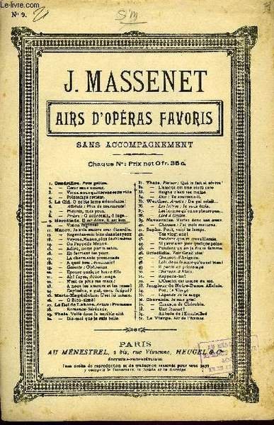 AIRS D'OPERAS FAVORIS