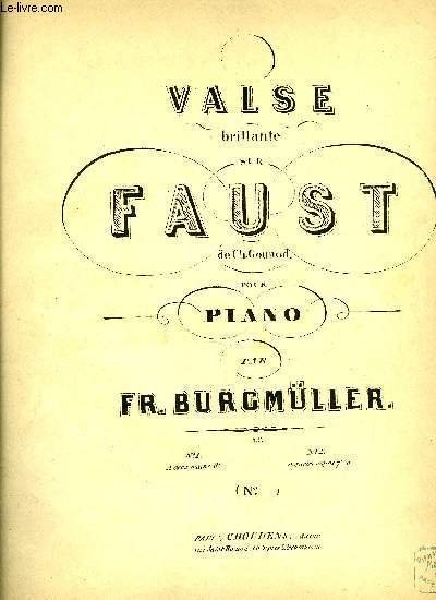VALSE BRILLANTE SUR FAUST