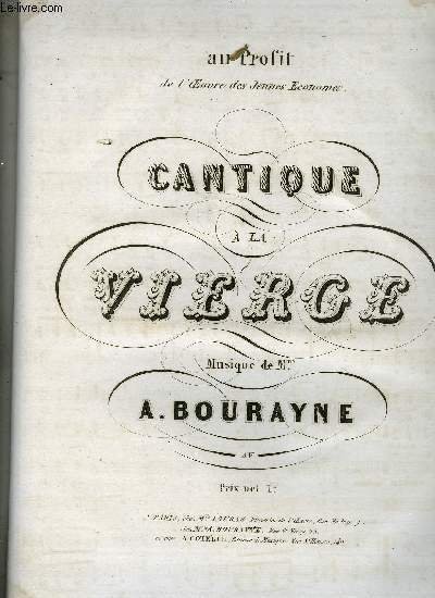 CANTIQUE A LA VIERGE