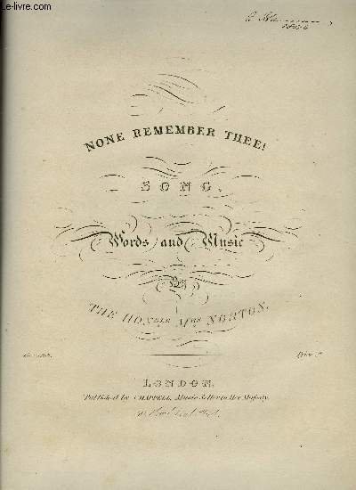 NONE REMEMBER THEE !