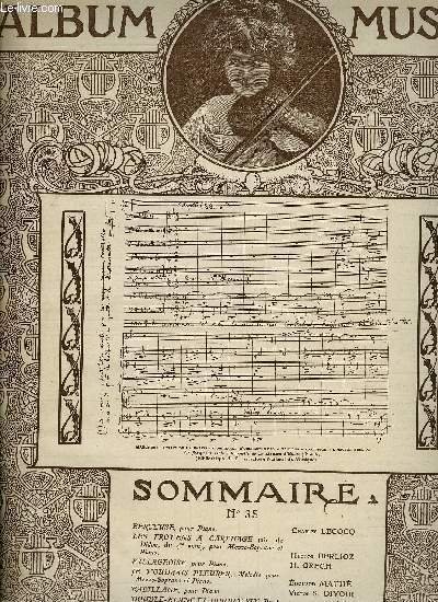 ALBUM MUSICA N°35 - BERCEUSE + LES TROYENS A CARTHAGE …